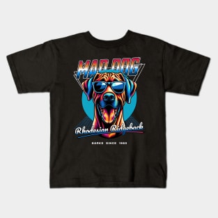 Mad Dog Rhodesian Ridgeback Kids T-Shirt